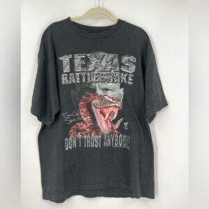 VINTAGE 1999 Stone Cold Steve Austin WWF WWE Texas Rattlesnake  T-shirt XL